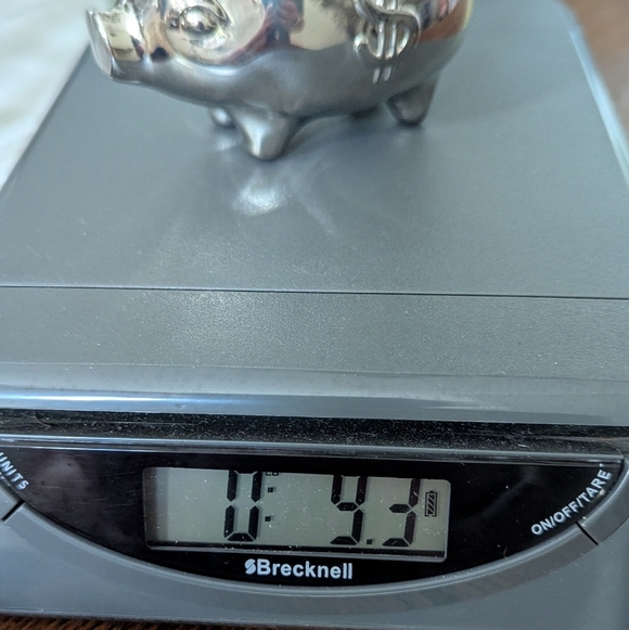 Pottery Barn NIB - Mini Piggybank with $ Embossed On Each Side - Picture 15 of 15